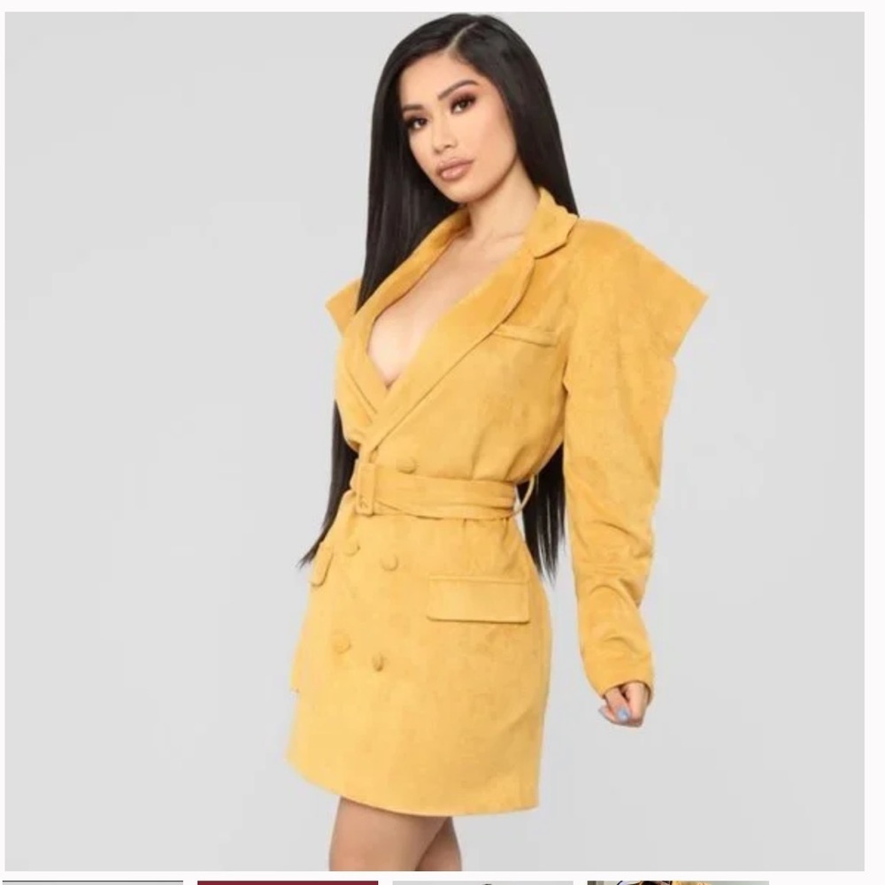 NWT Fashion Nova Bold Statement Blazer Mini Dress - Picture 2 of 13